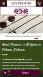 Mobile Screenshot of pleasureisallwine.com